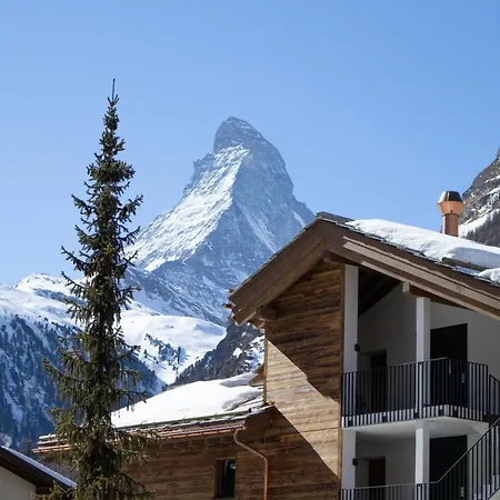 Village Apartment With Matterhorn View Zermatt Exterior photo
